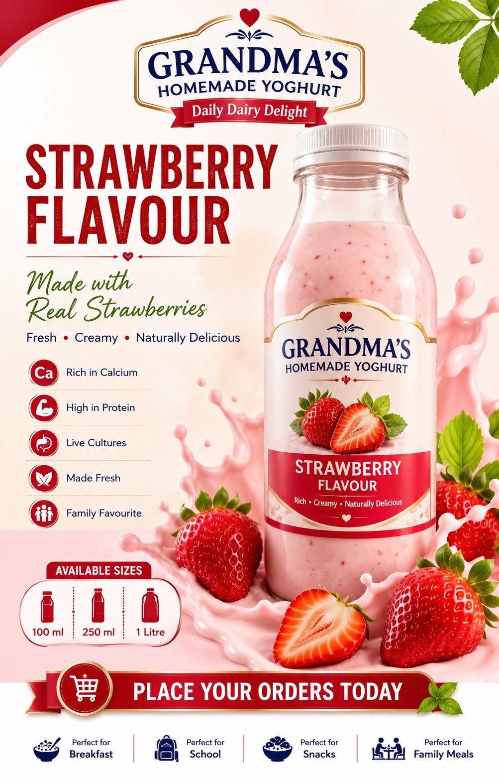 Strawberry Yorghut 
